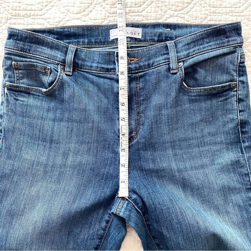 Loft Medium Wash Flare Bootcut Jeans Women’s Size 29/8 - Picture 5 of 13